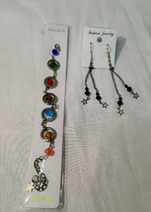 Stylish Earrings &amp; Bracelet Combo ✨