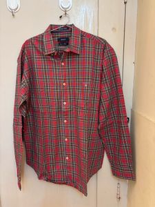 GANT Red Plaid Button-Down Shirt