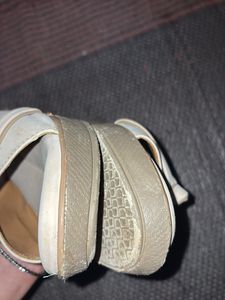 Comfortable beige Slip-On Sandals