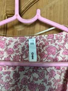 Floral Print Tie-Up Top