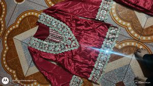 trendy Beautiful Maroon Kurta Set