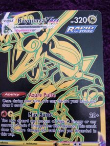 Real Pokemon cards with Vmax &amp; above are there.