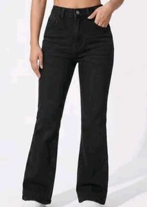 Classic Black Flared Jeans