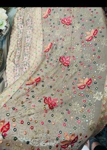 Elegant Beige Lehenga Choli