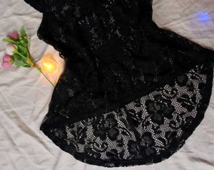 Lace Black Top