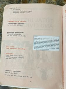 ICSE Class 10 History &amp; Geography Books