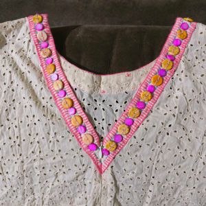 Boho Eyelet Dress