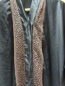 imported Black Abaya with Embellishments