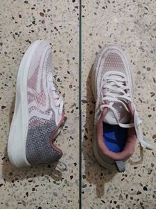 Power Pink &amp; White Sneakers size 5
