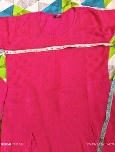 Vibrant Pink Kurta pant set