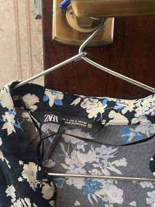 Chic Floral Print Long Sleeve Blouse