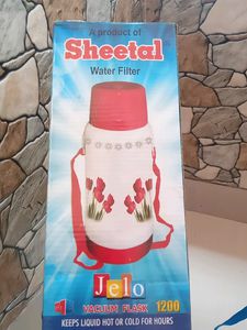NEW BRANDED SHEETAL WATER FILTER VACUUM FLASK 1200