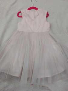 Girls Pink Tulle Dress with Sequins