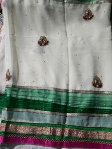 Elegant Embellished Saree