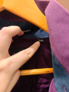 Men's Purple Casual Shirt