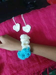 Hand Made Crochet Scrunchie