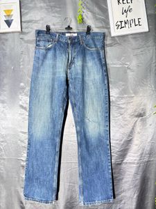 Tommy Hilfiger Men's Blue Distressed Denim Jeans