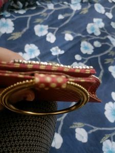 Designer New With Tag Bridal Clutch