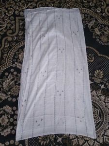 Elegant White Dupatta