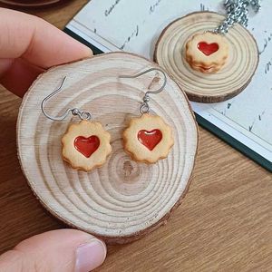 Jam Heart Cookie Earrings & Necklace