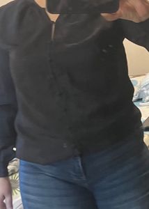 Nine West Shirt In Black 38 Size