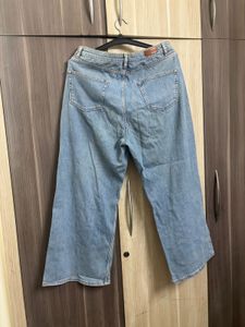 Light Wash Wide Leg Jeans