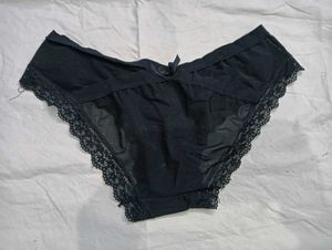 Black💛 Lace Trim Briefs