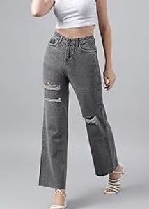 Gray Ripped Jeans