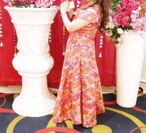 Vintage Paisley Print Dress