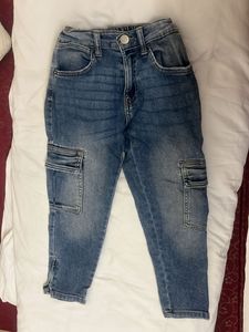 Blue Cargo Jeans
