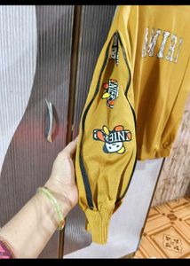 Amiri Yellow Sweatshirt