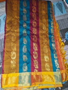 Luxurious Silk Blend Saree-only saree