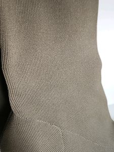 Ribbed High Heel Boots