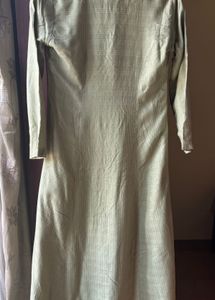 Mint Green Textured Kurta
