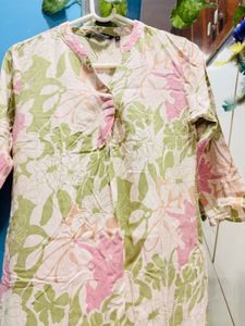 Women's Floral Print Kurta