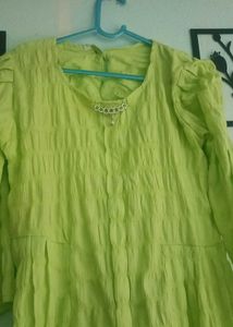 Bright Lime Green top