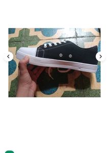 Classic Black & White Sneakers
