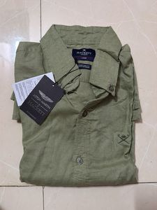 Hackett Aston Martin Linen Shirt - Large