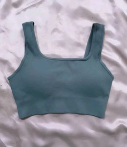 Comfy Blue Sports Bra
