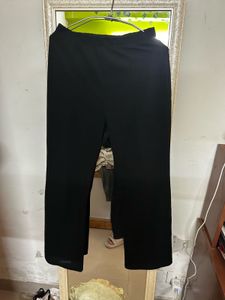 Flared High-Waist Pants