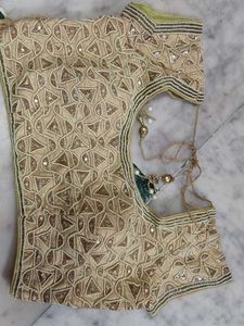 Embellished Golden Blouse