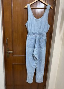 Light Wash Denim Jumpsuit
