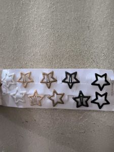 Cute Star Hair Clips Set