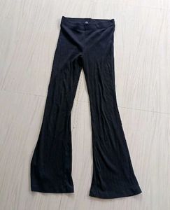 H&M ribbed Black Flare Pants