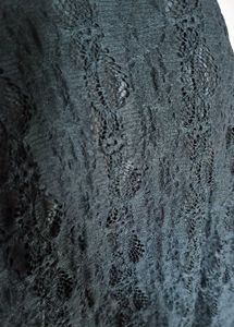 Black Lace Ruffle Dress