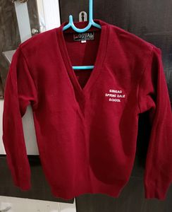 Boys Meroon Sweater