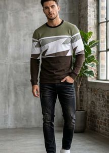 Men's Graphic Print Long Sleeve T-Shirt