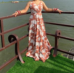 Printed Maxi Dress