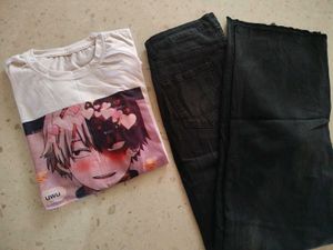 Printed tshirt and Jeans Combo