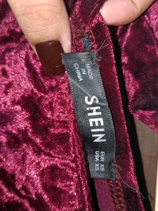 Burgundy Midi Dress
